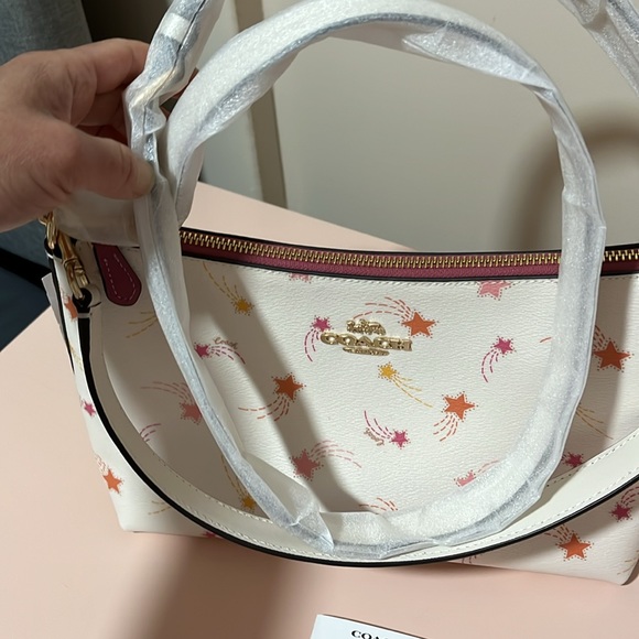 Coach Clara Shoulder Bag With Shooting Star Print. BNWT - Picture 6 of 11
